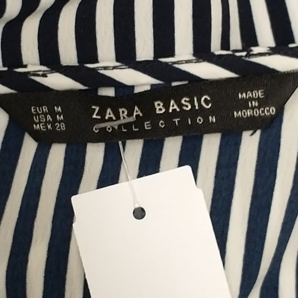 Zara Black & White Top - Picture 2 of 7